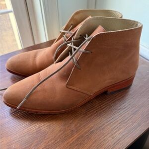 Women’s Tan Leather Ankle Boots